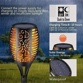 1/2/4/6/8/10/12Pcs Solar Flame Torch Light Flickering Light Waterproof Garden-TI00842-Veeddydropshipping